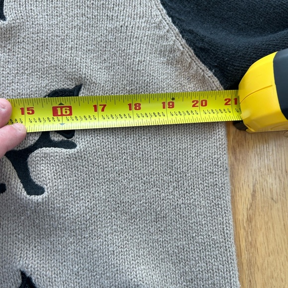 Christopher & Banks Embroidered Cats Womens Cardigan Sweater Cat Buttons Large - Picture 6 of 7